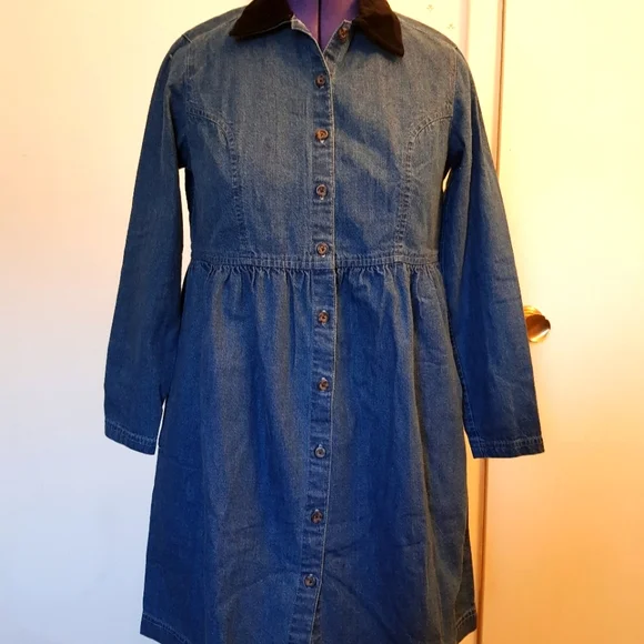 Eddie Bauer | Dresses | Eddie Bauer Denim Dress | Poshmark